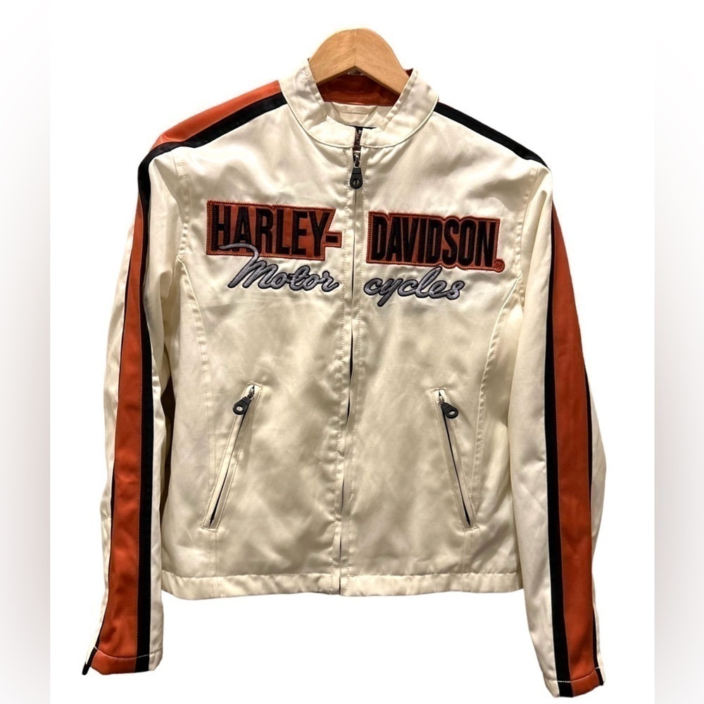Harley-Davidson nylon moto jacket Sz S